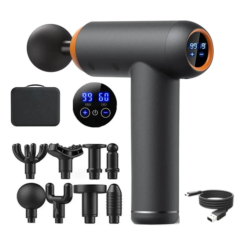 Fascia Gun Electric Massage Gun Neck Body Massage Muscle Relaxation Fitness Musc