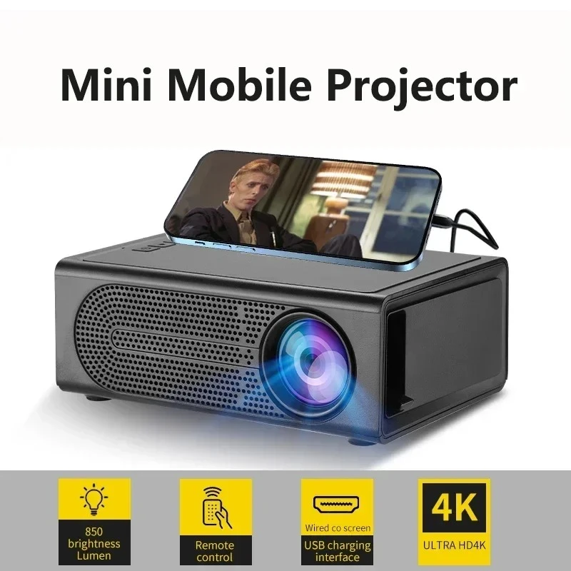 MINI Projector Home Cinema Theater Portable 3D LED Video Projectors Game Laser B