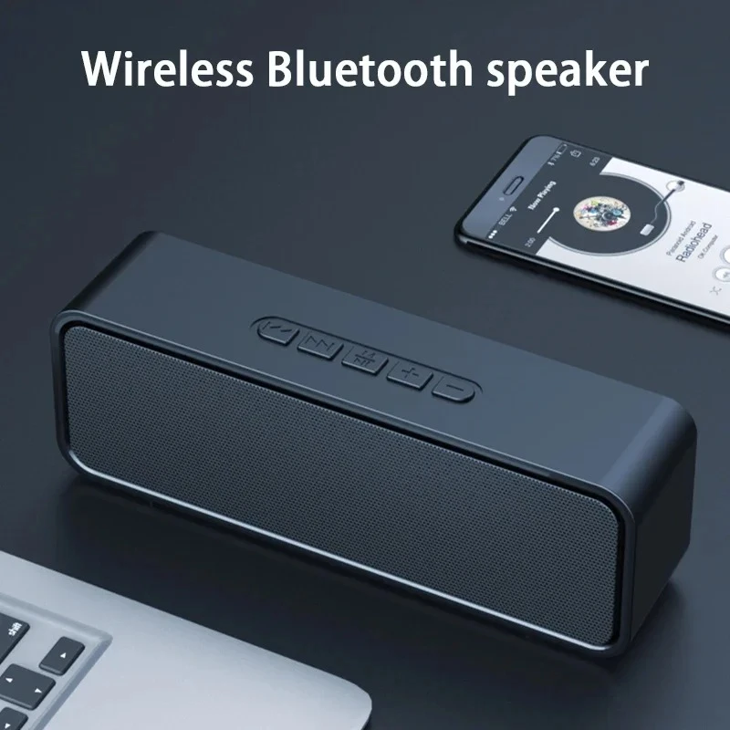 Bluetooth Small Speaker Music Player Stereo USB TF Card Home Outdoor Sports Port