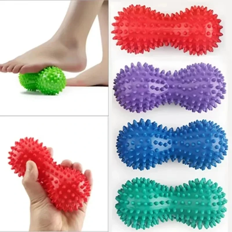 Foot Massage Roller Peanut Double Lacrosse Spiky Ball Myofascial Balls for Plant