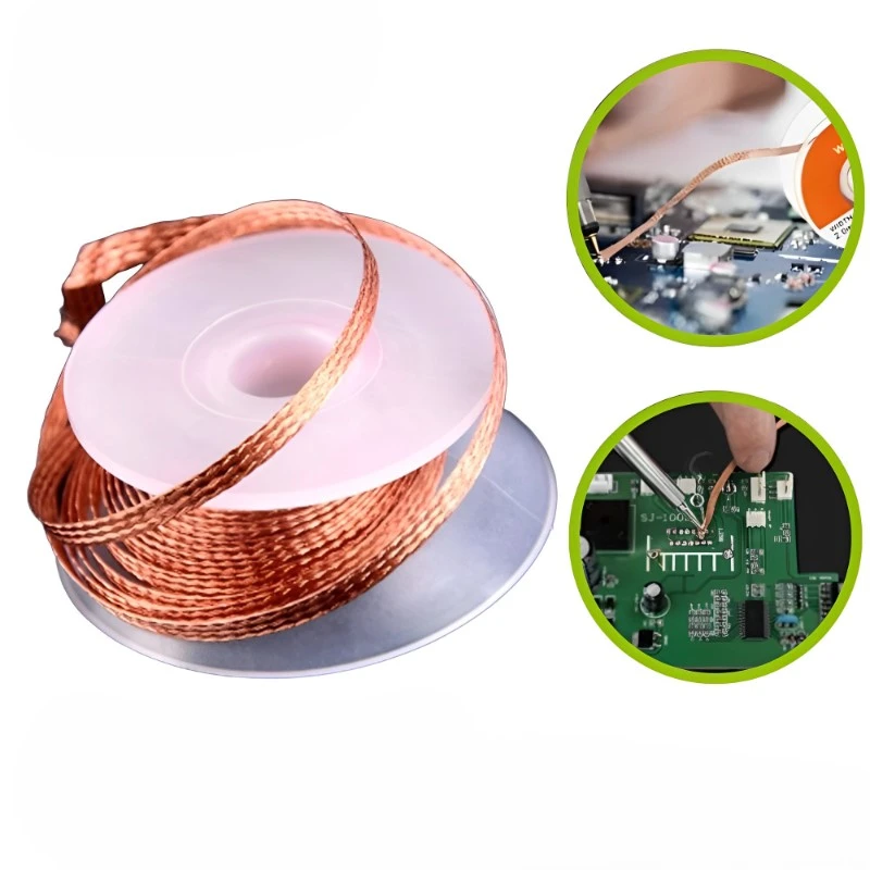 Desoldering Braid Tape Copper Solder Wire Soldering Wick Tin Solder Removal Brai