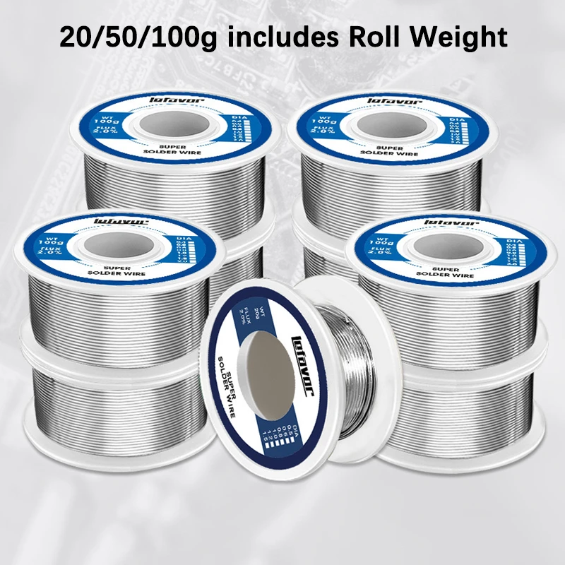 1.0mm 20g 50g 100g Soldering Tin Wire Tin Melt Rosin Core Solder Soldering Wire 