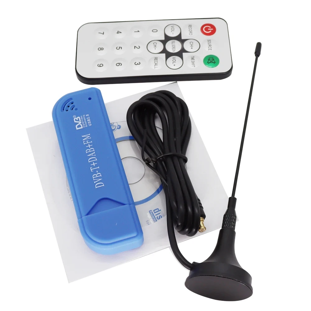 Digital RTL2832U & R820T2 USB2.0 Smart DVB-T SDR TV Stick Tuner DVB-T+FM+DAB RTL
