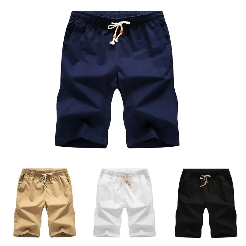 Men's Casual Summer Shorts Sporty Beach Pants Trendy Loose-Fit Baggy Pants Five-