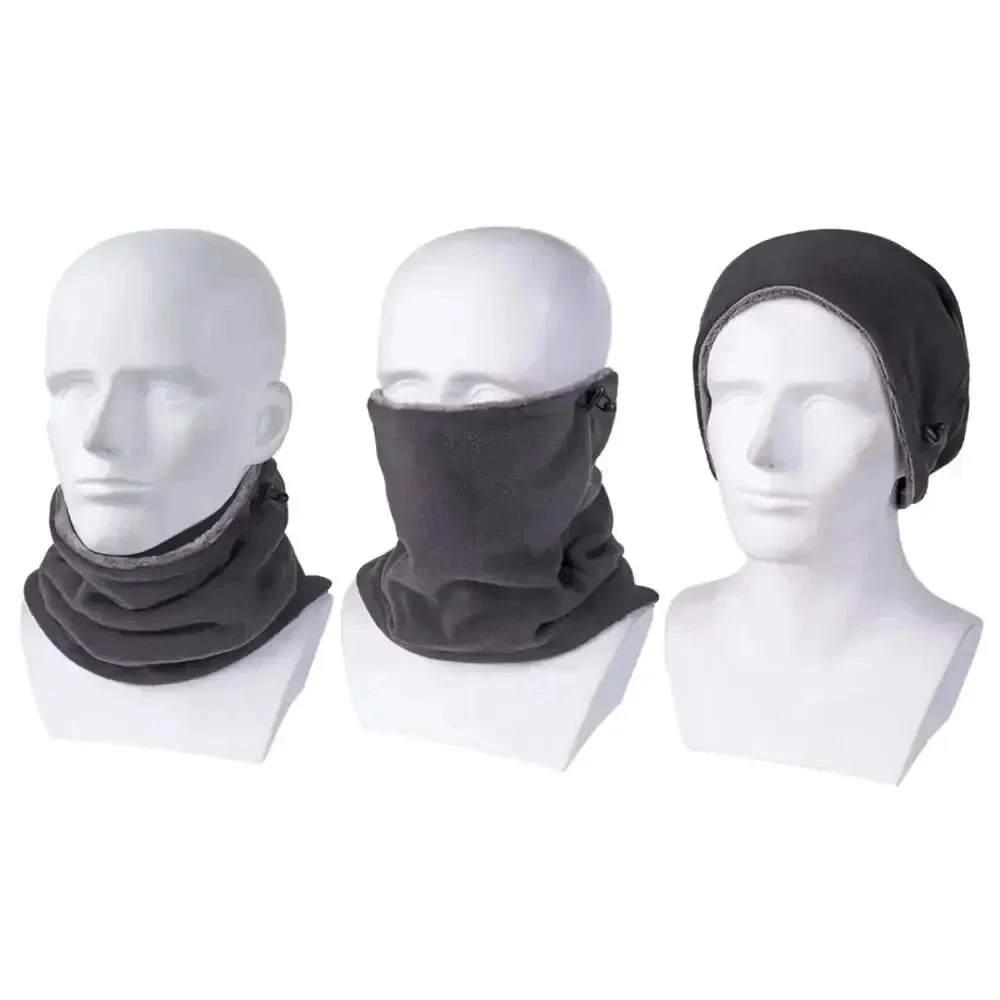 Winter MotorcycleWarm Mask Men Women Fleece Neck Outdoor Warmer Windproof Scarf 
