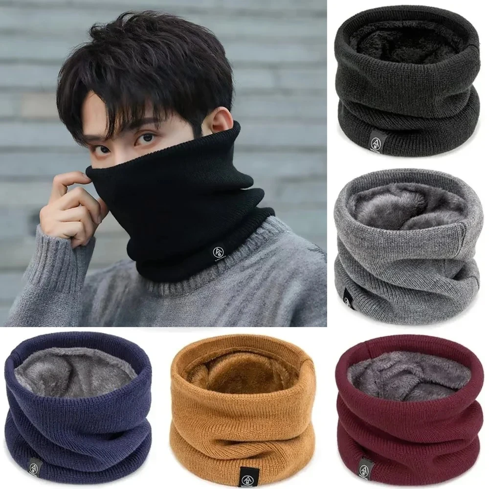 Fashion Soft Knitted Neck Warmer Sports Scarf Women Men Face Cover Winter Skatin