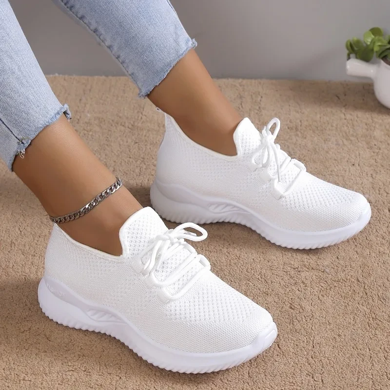 Ladies Shoes on Sale 2024 Brand Mesh Women's Vulcanize Shoes Autumn Breathable F