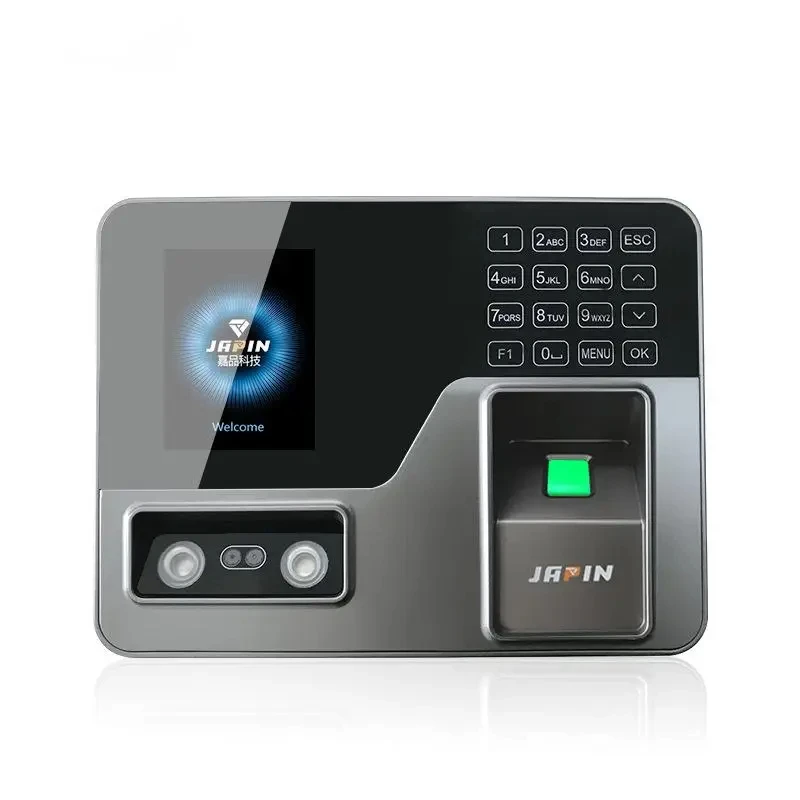 3 In 1 Face Recognition Attendance Machine Office Employee Sign-in Apparatus Pas