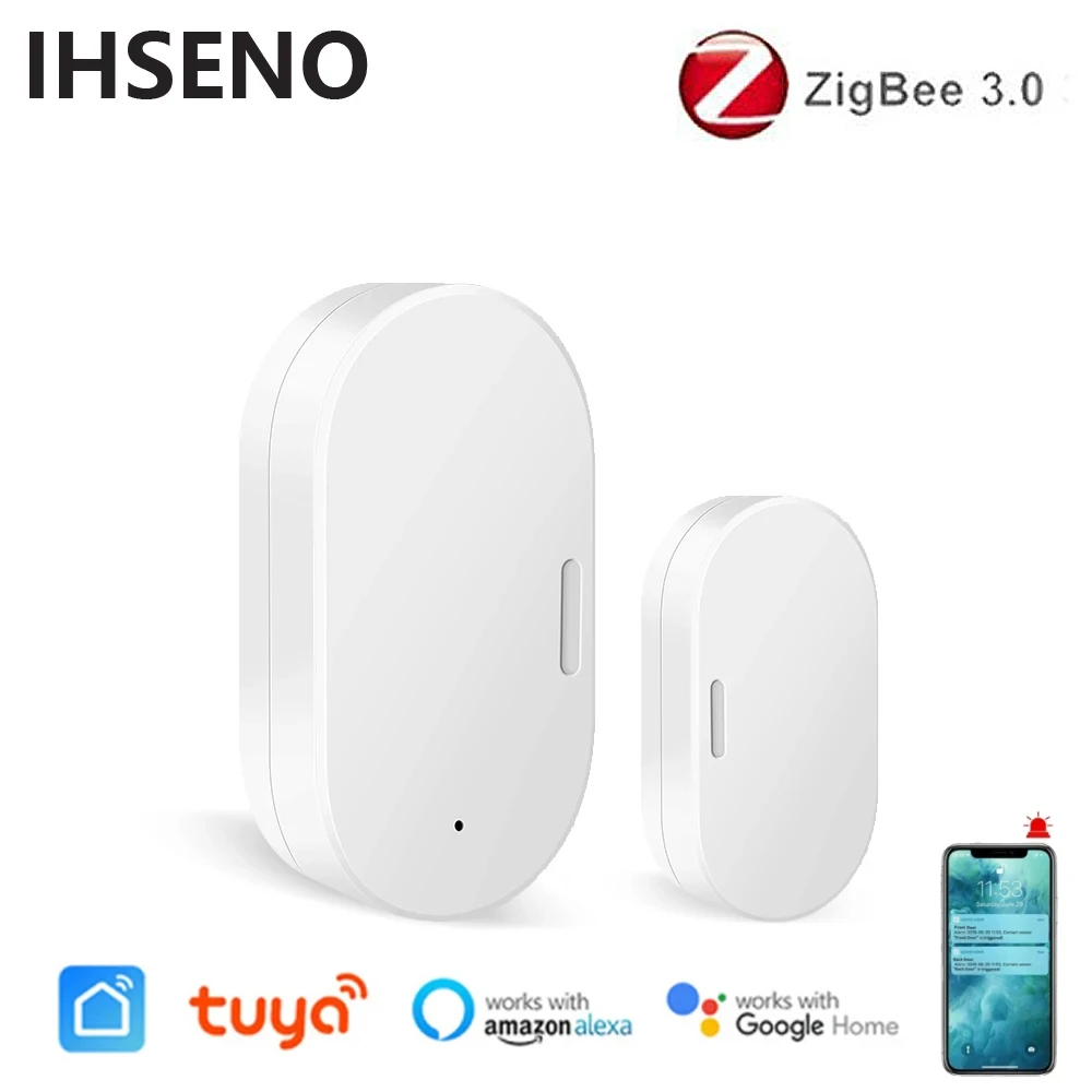 Tuya Smart Zigbee Door Sensor Door Open/Closed Detector Home Alarm Security Prot