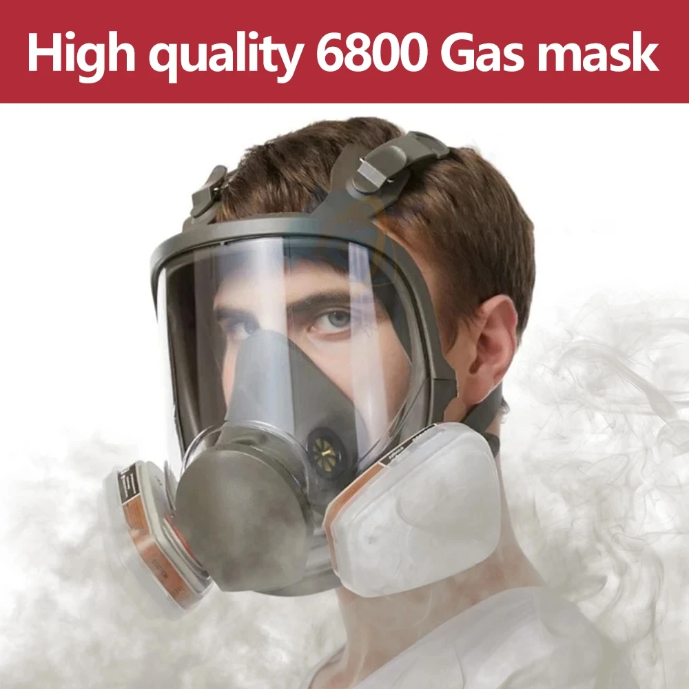 6800 Anti-Fog Gas Mask, Industrial Paint, Spray, Vaccination, Safety, Work, Dust