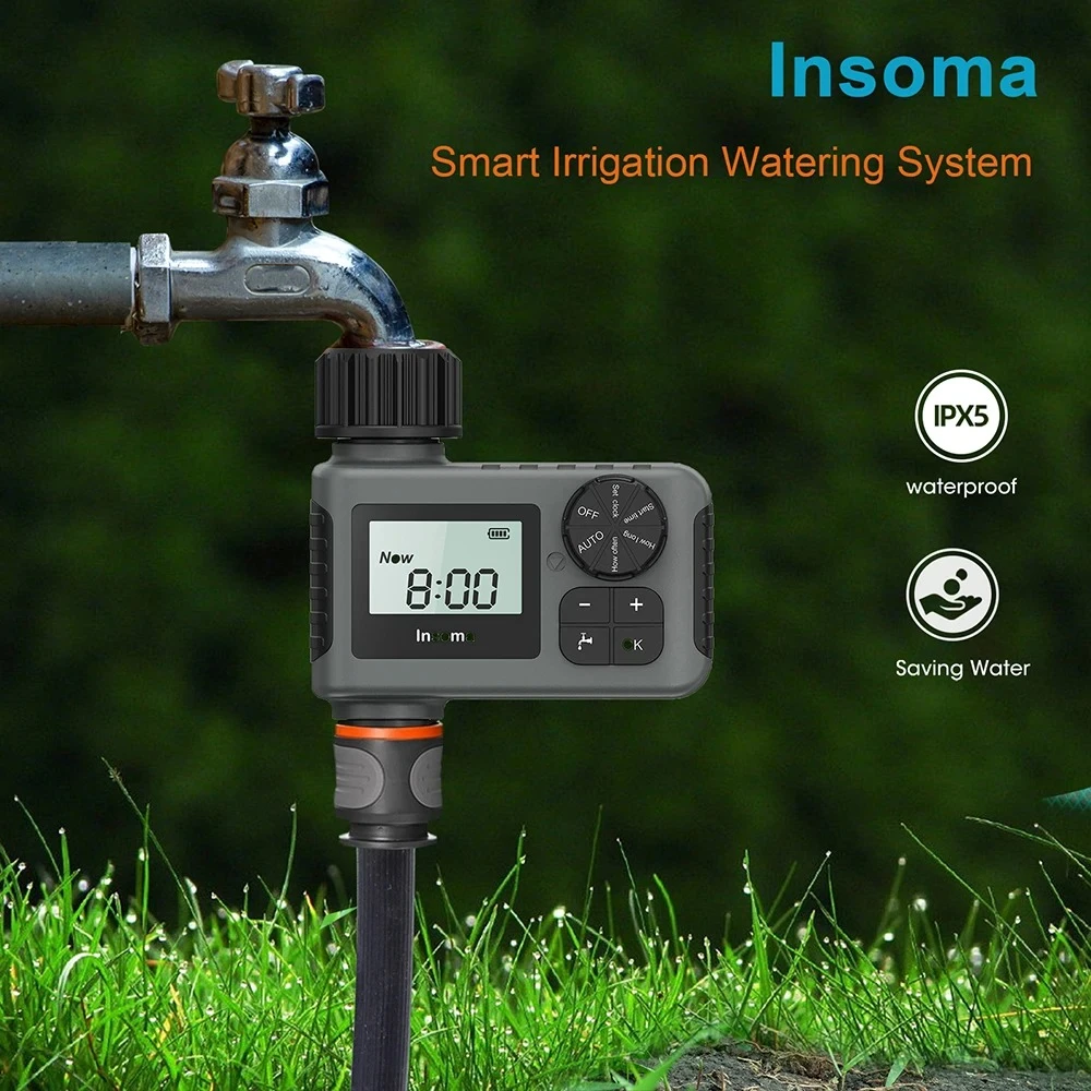 Insoma Intelligent Irrigation Watering System Automatic Water Timer Sprinkler Ti