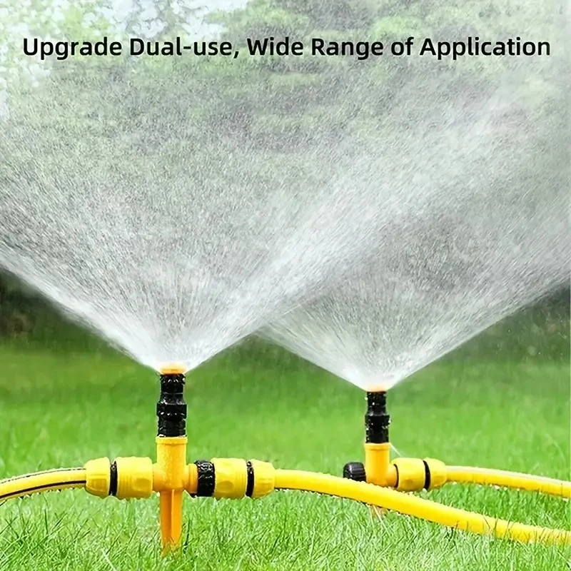360° Rotation Automatic Garden Sprinkler - Perfect For Lawns,Farms,And Greenhous