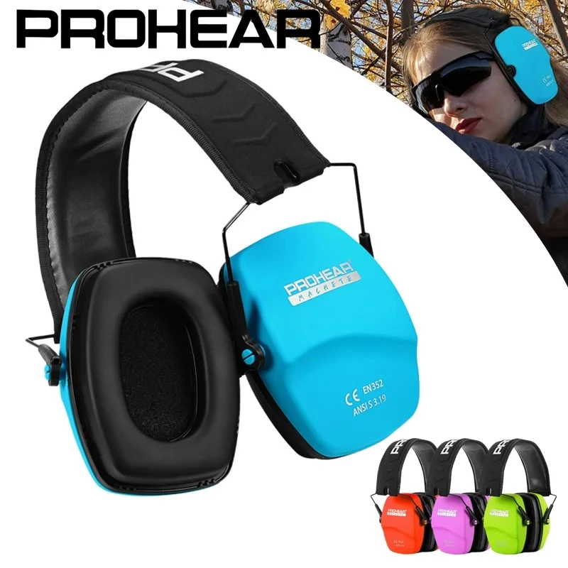 PROHEAR Tactical Earmuffs Foldable Hearing Protection for Shooting Outdoor NRR 2