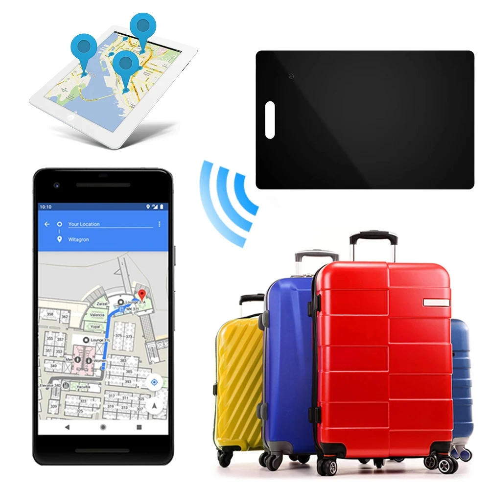 Wallet Tracker Card Wireless Charging GPS Tracker Compatible with Apple Find My 