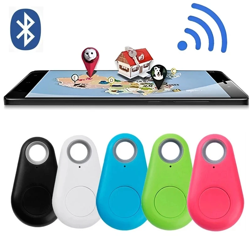 Mini GPS Bluetooth 5.0 Tracker Anti-Lost Device Round Anti-Lost Device Pet Dog C