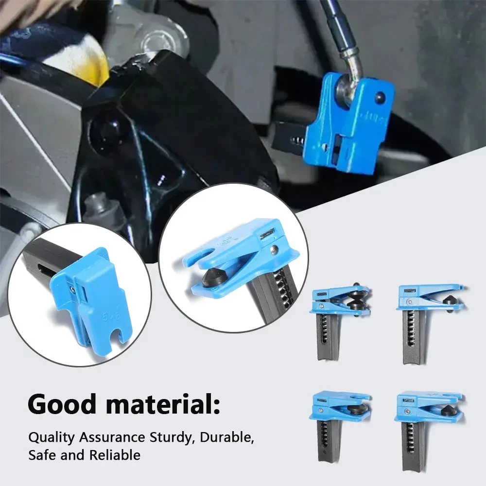 4Pcs Car Brake Oil Brake Clamp Pipe Plug Tool To Prevent Oil Spills Leak Proof B