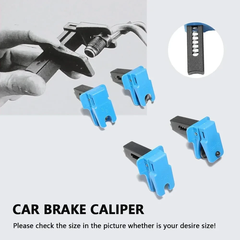4Pcs Car Brake Oil Brake Clamp Pipe Plug Tool To Prevent Oil Spills Leak Proof B