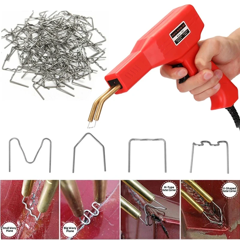 110v 220v Plastic Welding Machine Portable Electric Plastic Hot Stapler For Stap