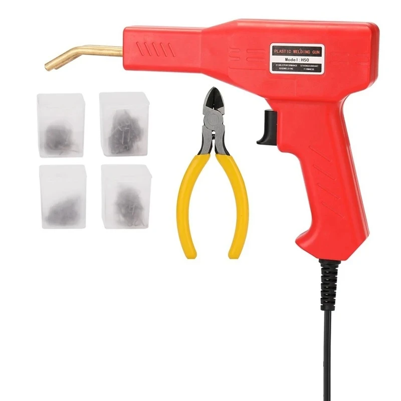 HLZS-Car Bumper Repair Machine Plastic Bumper Repair Welding Welding Nails And Welding Rods Plastic Welding Machine EU Plug