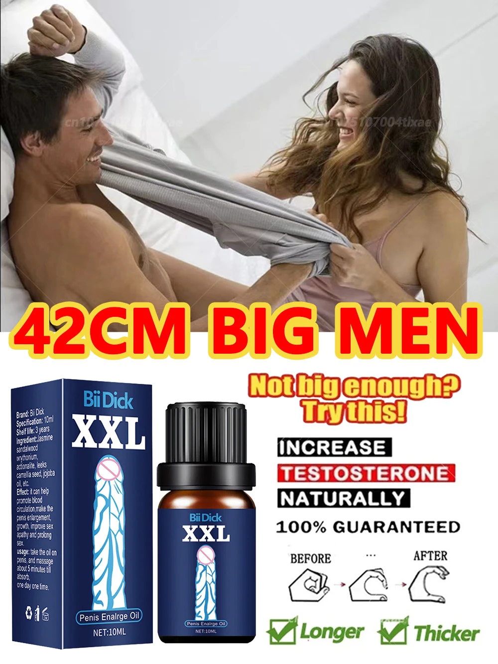 Natural Massage Essential Oil For Men