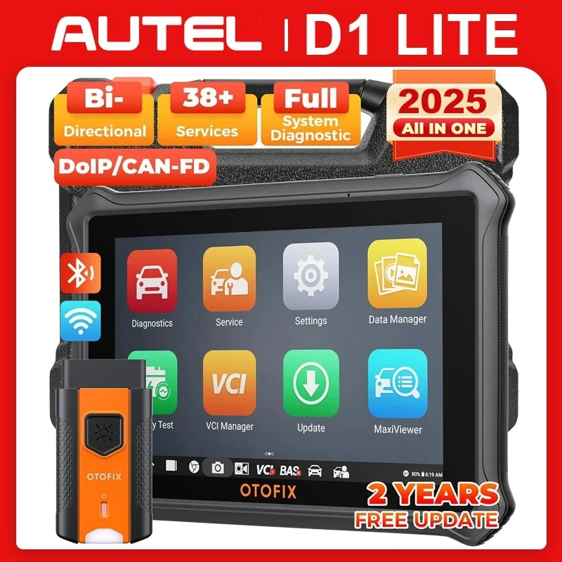 Lite Automotive OBD2 Scanner 2 Year Update BiDirectional Control All System Diagnostic Scan Tool FCA SGW CAN FD & DoIP