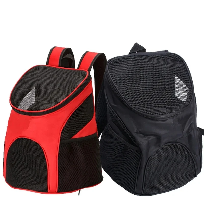New Cat Carrying Bag Foldable Double Shoulder Portable Pet Products Travel Outdoor Breathable Backpack Factory Direct Selling