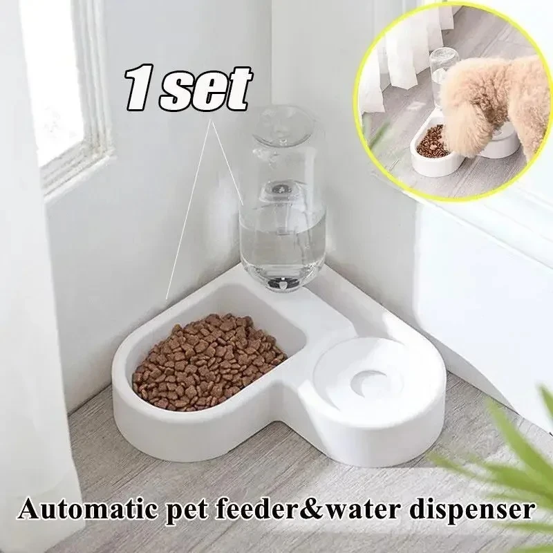 Dog Bowl Pet Automatic Feeder Dog Cat Drinking Bowl for Dog Water Drinking Cat Feeding Large Capacity Dispenser Pet