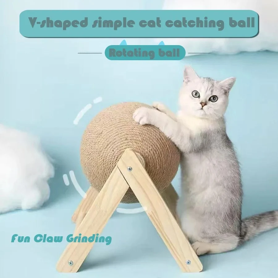 Cat Scratching Ball Wear-resistant Pet Furniture supplies Cats grind their paws without shedding debris
