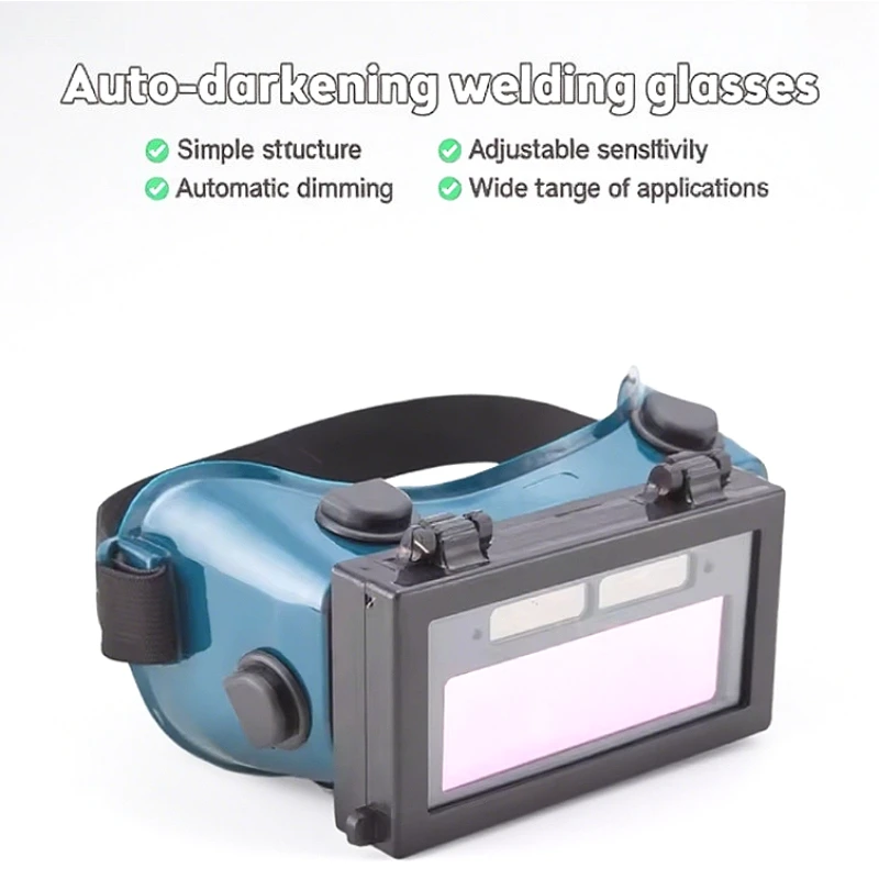 Flip-burning electric welding glasses special for welders with automatic dimming argon arc second protection welding