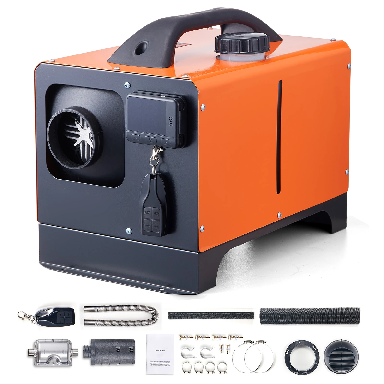 8KW Diesel Air Heater 12V Car Heater with Remote Control and LCD Diesel Parking Heater for RV Trailer Camper Van Boat