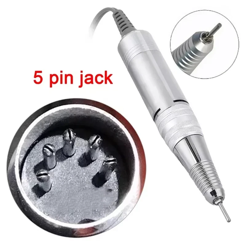 35000RPM Manicure Nail Drill Replacement Handle Handpiece for Electric Nail Polishing Machine Electric Nail Manicure Machine