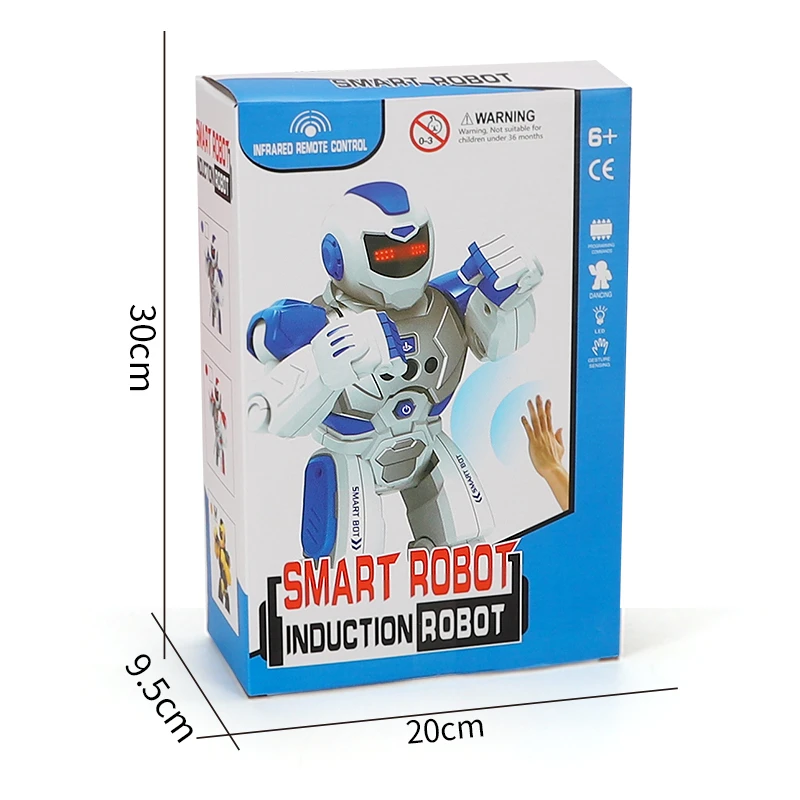 Infrared Sensing Dancing Mechanical Intelligent Action Walk Action Figure Gesture Sensor Electric Toys Gift for Children