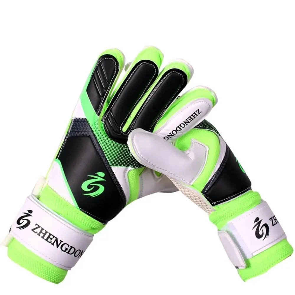 Wear-resistant Football Gloves Anti-slip Excellent Goalkeeper Training Gloves Colorful Thick Latex Goalkeeper Gloves Kids/Adult