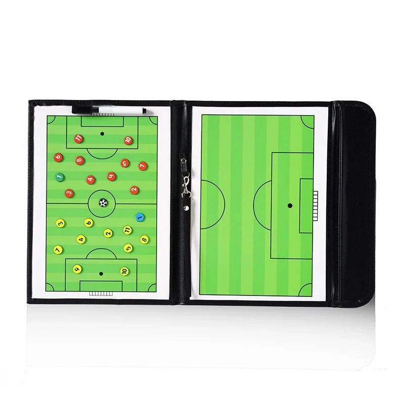 53cm Foldable Coaches Board Magnetic Football Coaching Clipboard Portable Training Soccer Practice Board Assisitant Equipment