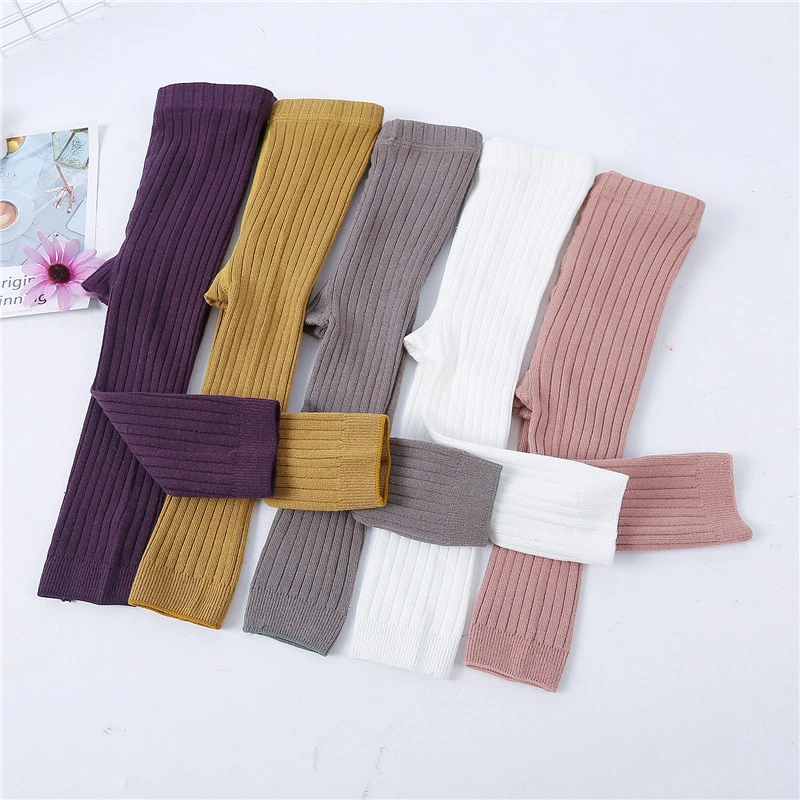 0-3T Newborn Baby Tight Autumn Winter Warm Infant Tights For Girls Solid Pantyhose Fashion Knitted Toddler Tights for Boys