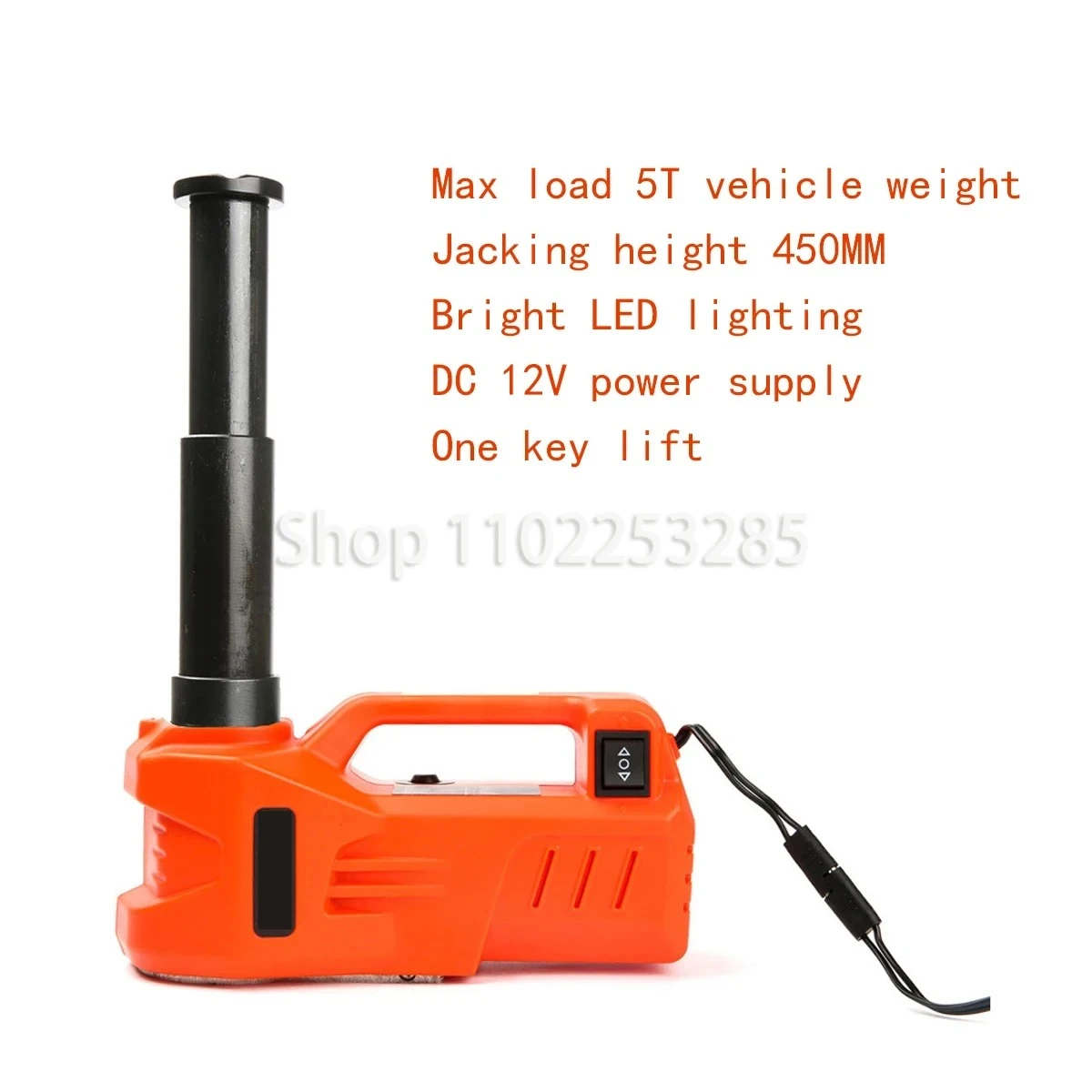 12V 3T/5T 155-450MM 135-360MM Hydraulic Car Floor Jack 150W Rated Power 13A Max.Current Electric Hydraulic Lifting Tools