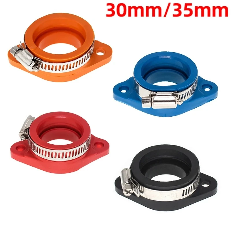 Motorcycle Carburetor Adapter Inlet Intake Pipe for PWK 21/24/26/28/30/32/34mm PE26/28/30mm TM28/32/34 Carb Pit Dirt Bike