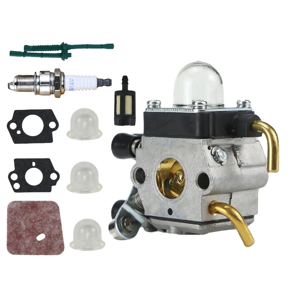 Mower Carbureto with Air Fuel Filter Line Gasket For Stihl FS80 FS85 FS55 FS55R KM55 KM55R FS38 FS45 FS46 FS46C