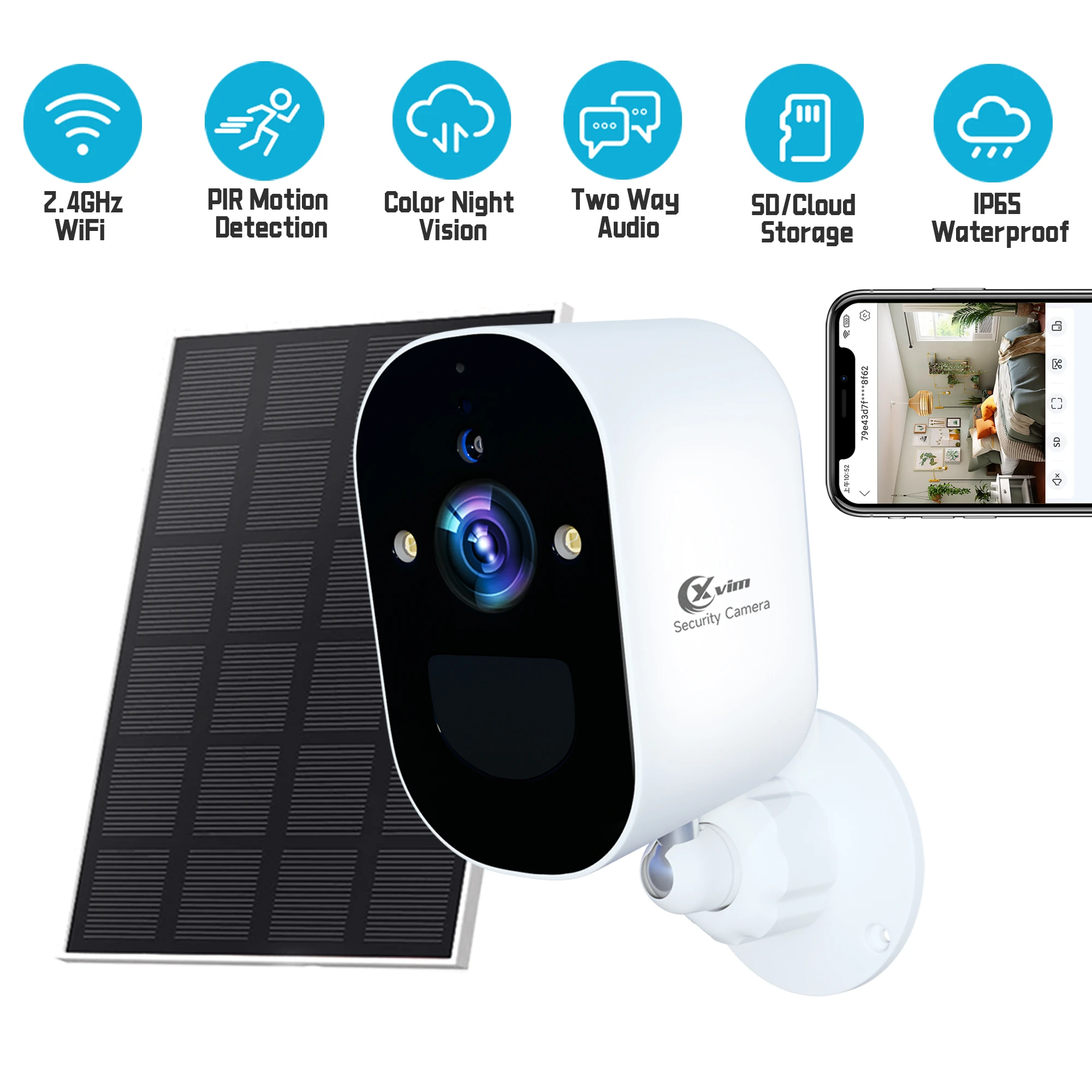 4MP WiFi Camera Smart Home Indoor Wireless IP Surveillance Camera Motion Detection Night Vision Security Monitor