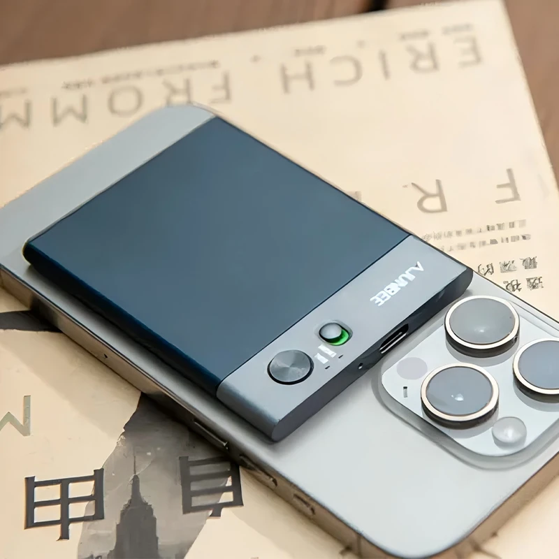 AI powered Voice Recorder Summarize Instant Translation by ChatGPT 68 Languages,64GB Audio Recorder Magnetic for mobile phone