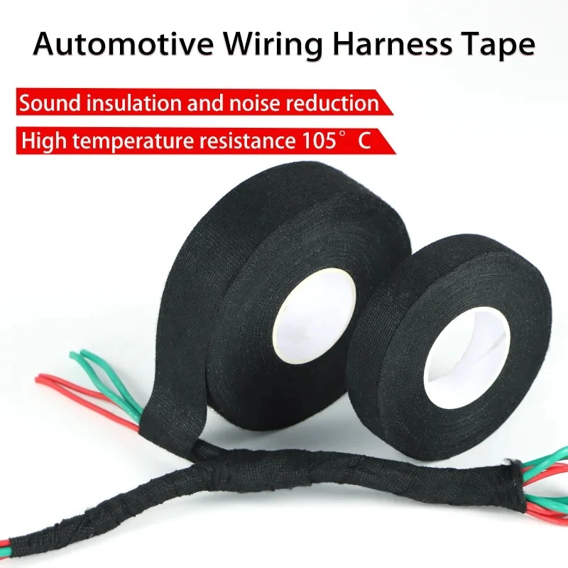 Heat-resistant Flame Retardant Tape Coroplast Adhesive Cloth Tape For Car Cable Harness Wiring Loom Protection