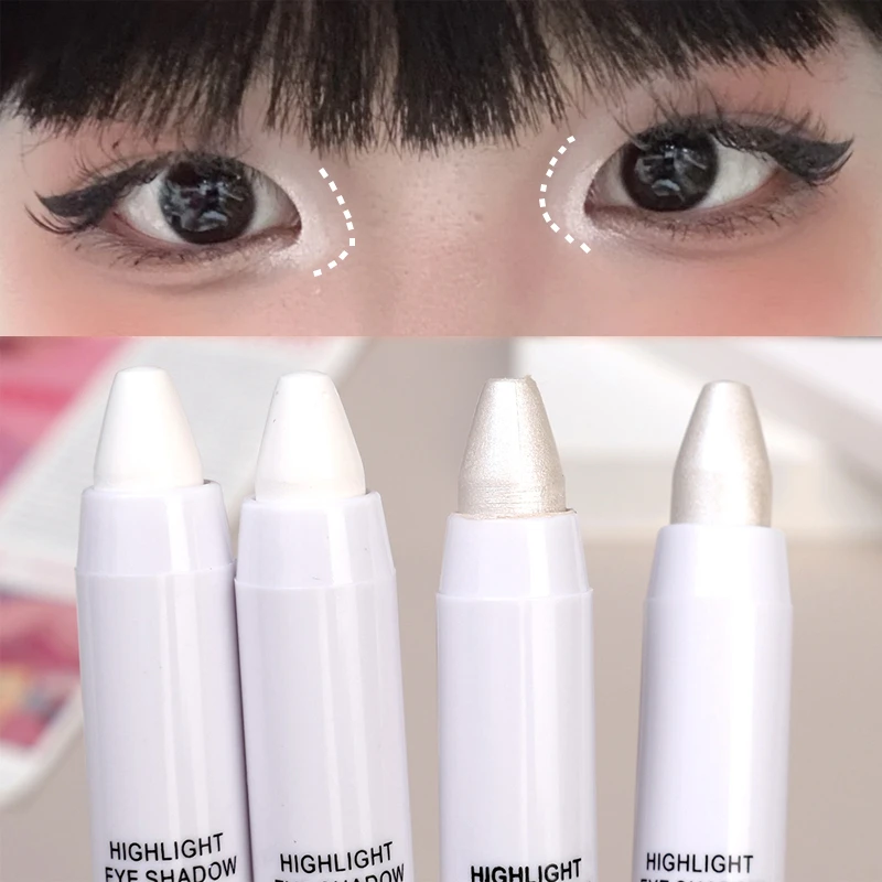 Glitter Matte Eyeshadow Highlighter Stick Eye Corner Makeup Pearlescent Waterproof Lasting Eyeliner Lying Silkworm Pen Cosmetics