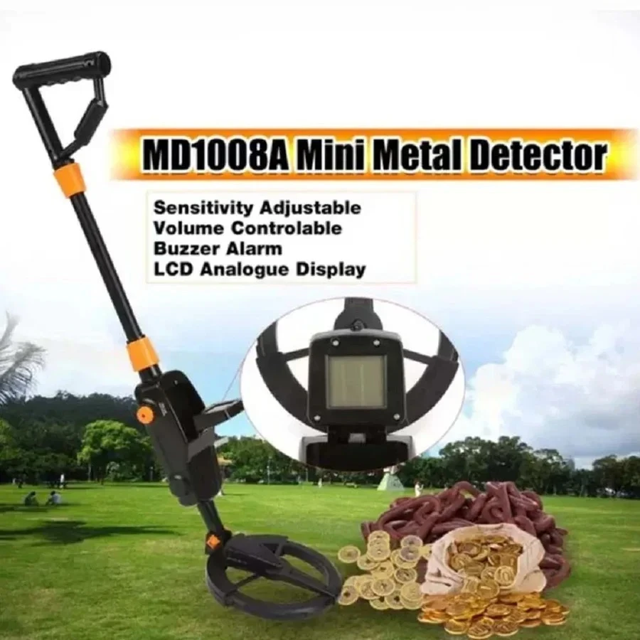 New Metal Gold Detector Handheld Treasure Underground Metal Detector Tracker Seeker Finder With Waterproof Search Coil