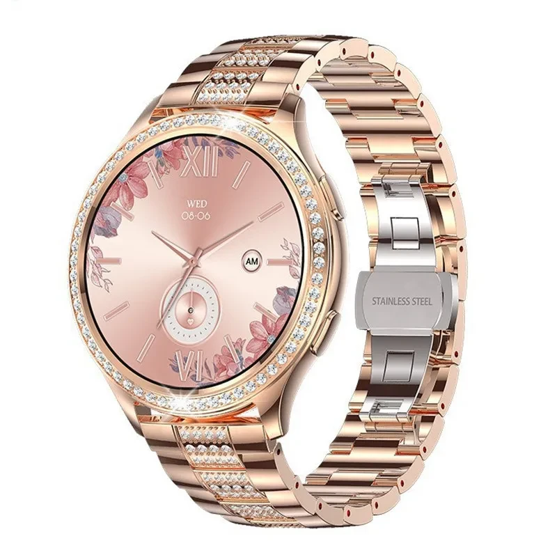 Smart Watch Women Ladies Bluetooth Call 1.32 Inch HD Large Screen Sports Smartwatch For Girl Fitness Tracker