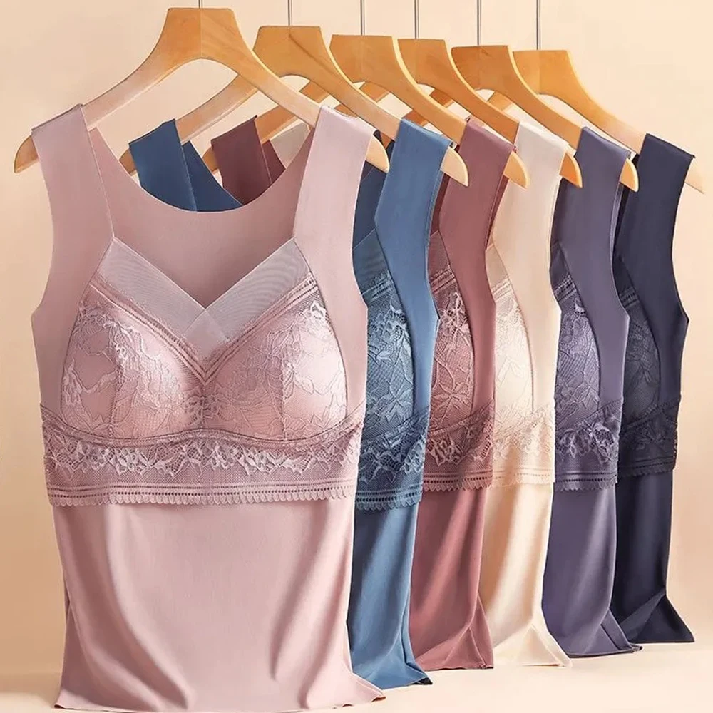 Thermal Underwear Plus Size Vest Thermo Lingerie Women Winter Clothing Warm Top