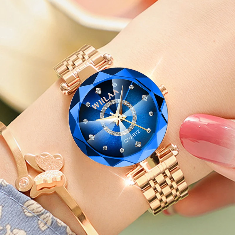 Women Watches Top Luxury Brand Rhinestone Elegant Ladies Watches Gold Clock Wrist Watches For Women relogio feminino