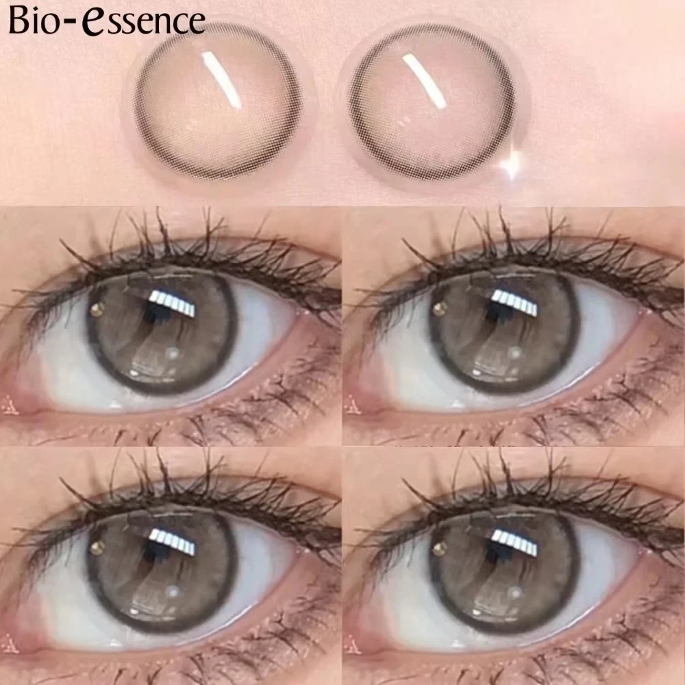 Bio-essence 1Pair Natural Colored Contact Lenses for Eyes Brown Lenses Fog Pearl Lens Korean Lenses Lenses Eye Color Pupils Year