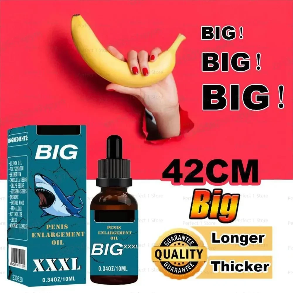 XXXL Penies Enlargment Oil Permanent Thickening Growth Big Dick Enlarge For Men