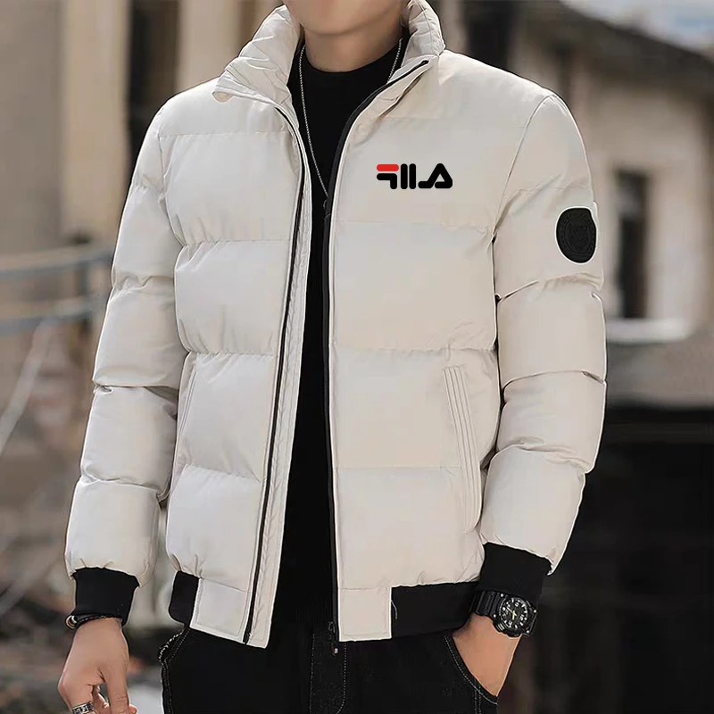 Pufferfish jacket, men's thickened warm winter jacket, casual men's universal padded cotton jacket, loose cotton jacket, fashion