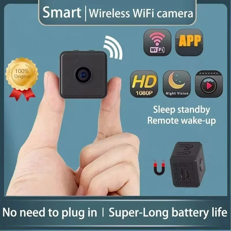 Xiaomi Mijia Mini Camera Wireless WiFi Remote Monitor Camera Tiny Home IP Camera No Need to Plug in Super-long Battery Life